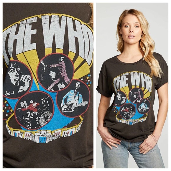 Chaser Tops - NWT CHASER The Who Graphic T Shirt, Medium